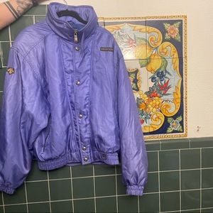 Purple Vintage Descent Mens Ski Jacket